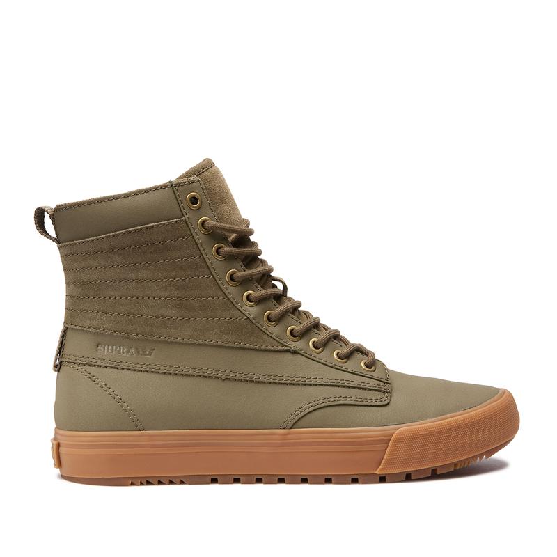 Supra GRAHAM CW Sneaker High Herren Olivgrün Online Kaufen XTEFP0317